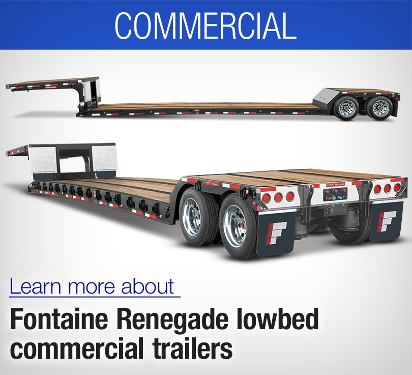 Fontaine Heavy-Haul Lowbed (Lowboy) Trailers. Heavy haul lowbed trailer  manufacturer.