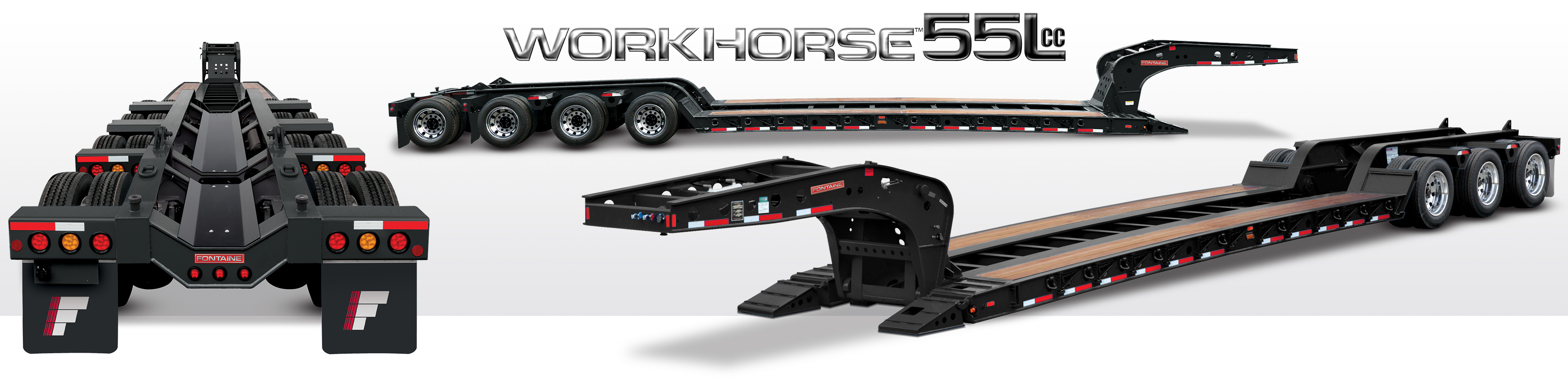 Workhorse 55l closed coupled lowbed trailer